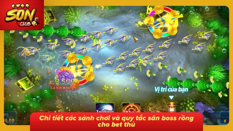 Sảnh chơi cùng quy tắc săn rồng cực đỉnh
