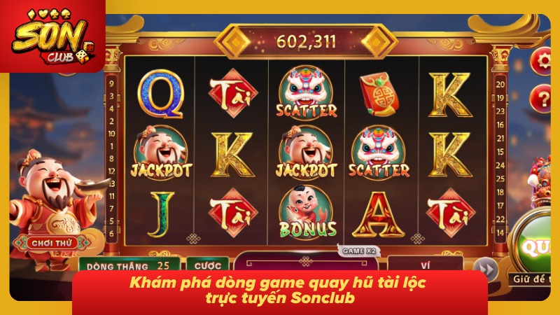 Trải nghiệm không gian game quay hũ đậm sắc màu tài lộc