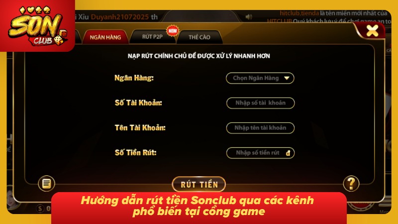 Quy trình rút tiền được hướng dẫn chi tiết qua các kênh thanh toán phổ biến